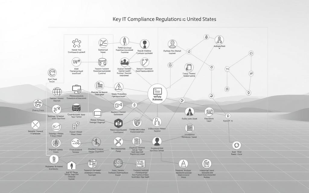 IT compliance regulations diagram