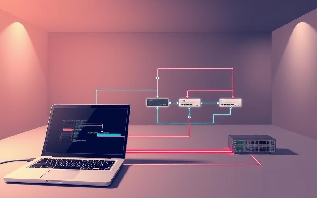 SSH tunnel setup diagram