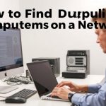 how to find duplicate computer names on network
