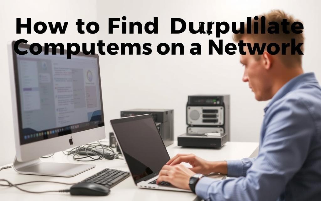 how to find duplicate computer names on network
